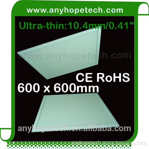Square recessed good color ultra slim led panel 600 600